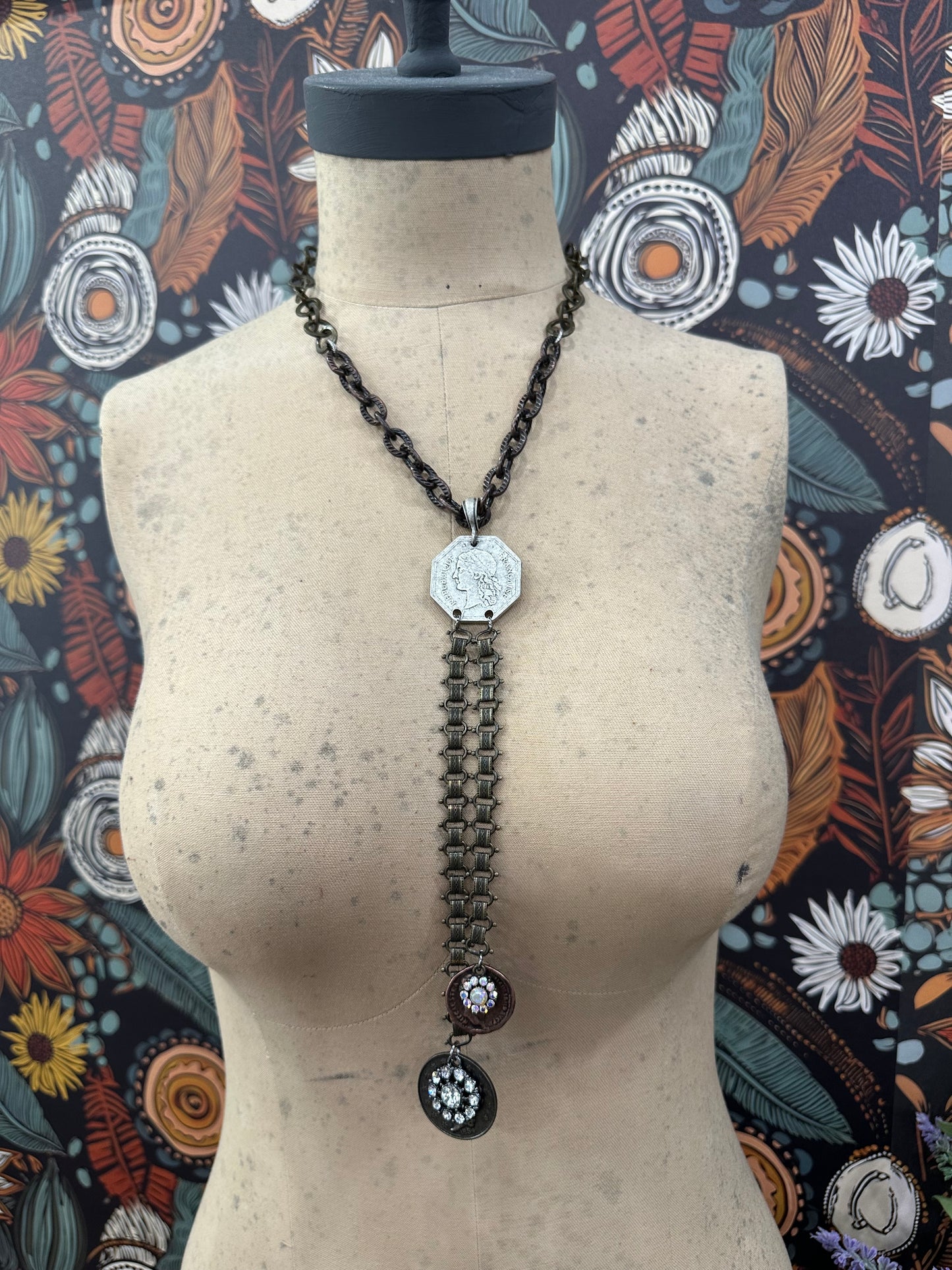 Romantic Story Coin Necklace