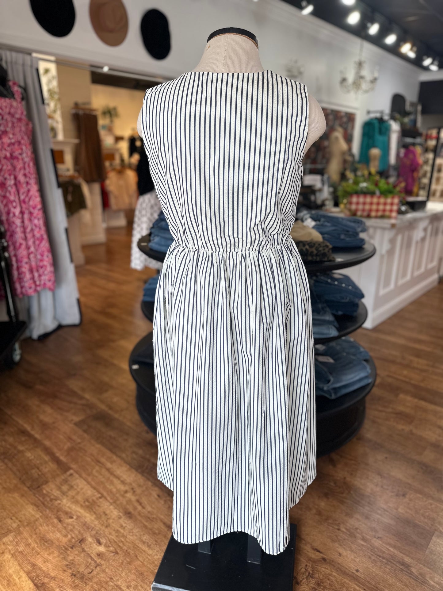 Start Of Something Striped Dress