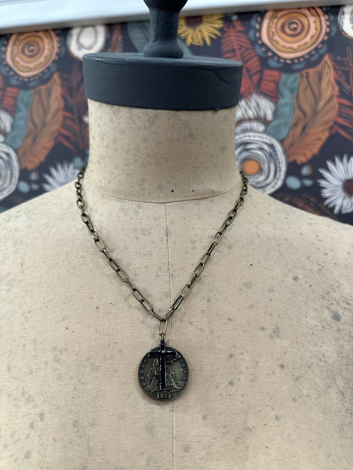 Lay It Down Coin Necklace