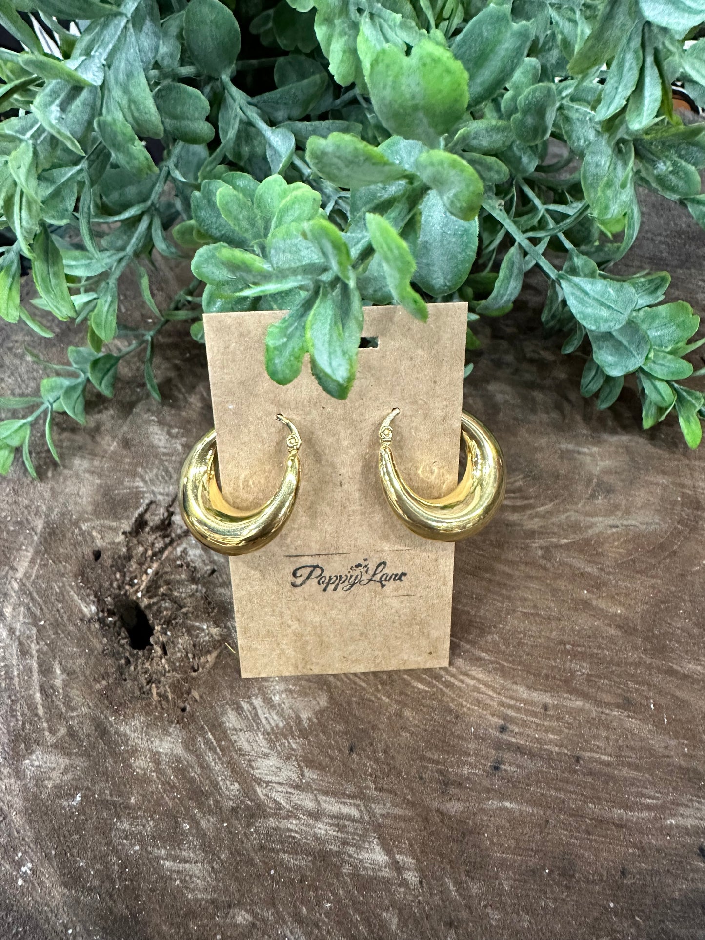 Here For A Time Hoop Earrings