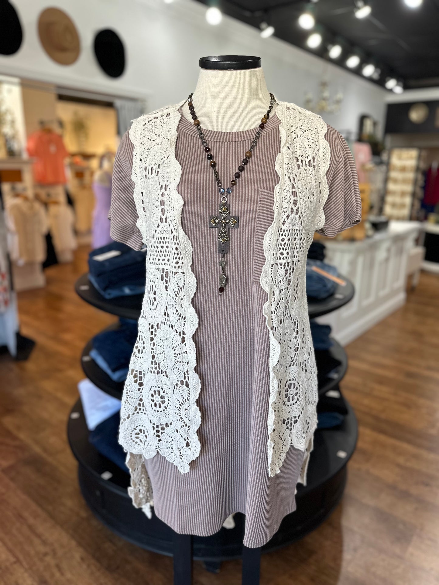 Boho Belle Crochet Vest