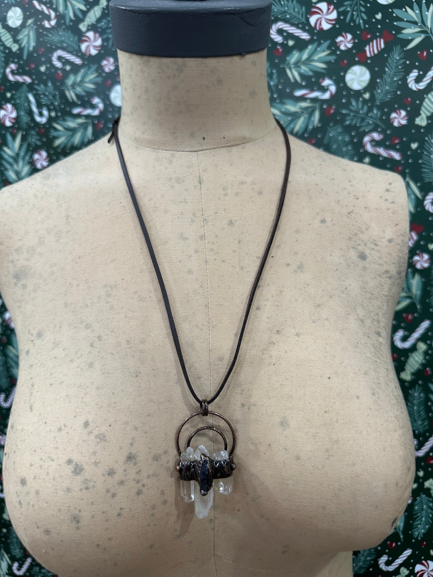 Found The Truth Leather Necklace