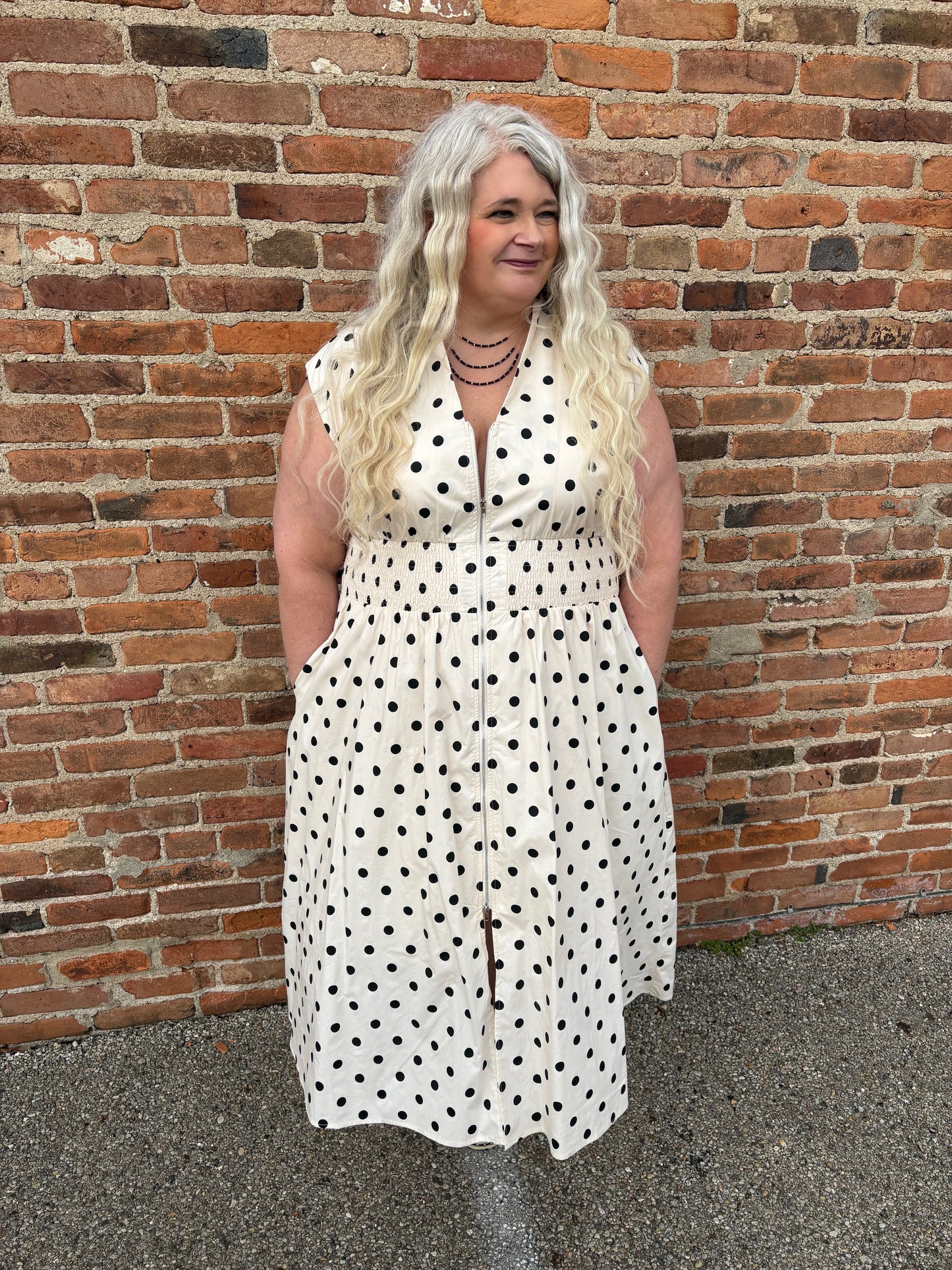 Spotted In Soho Polka Dot Dress
