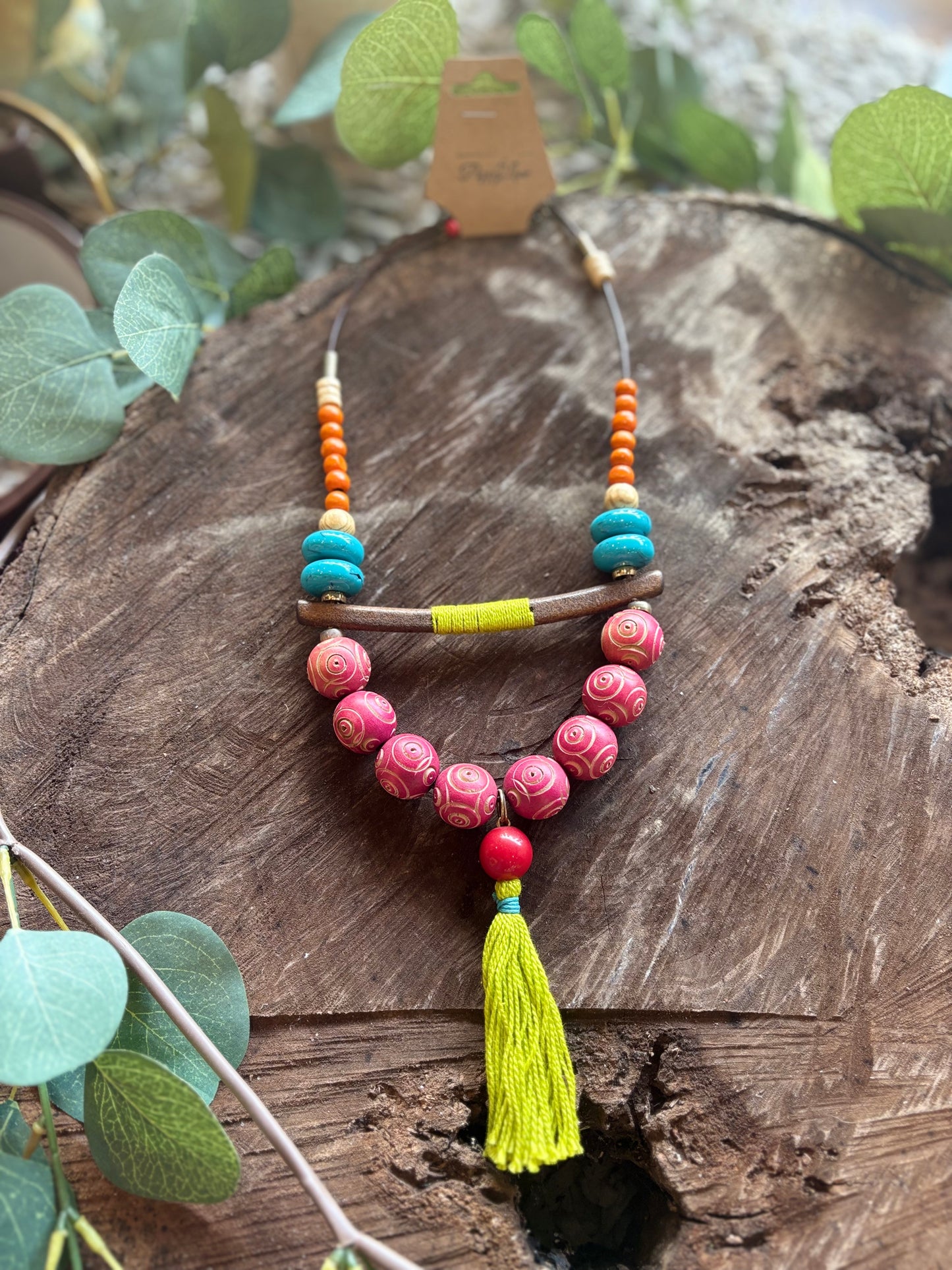Hold On Tight Beaded Necklace