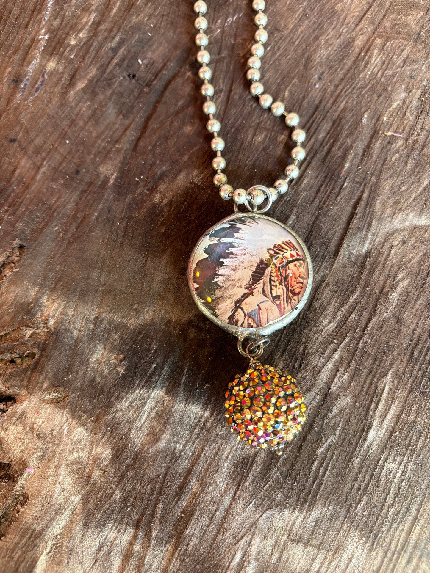 Whispering Feathers Chief Necklace / Art by Amy