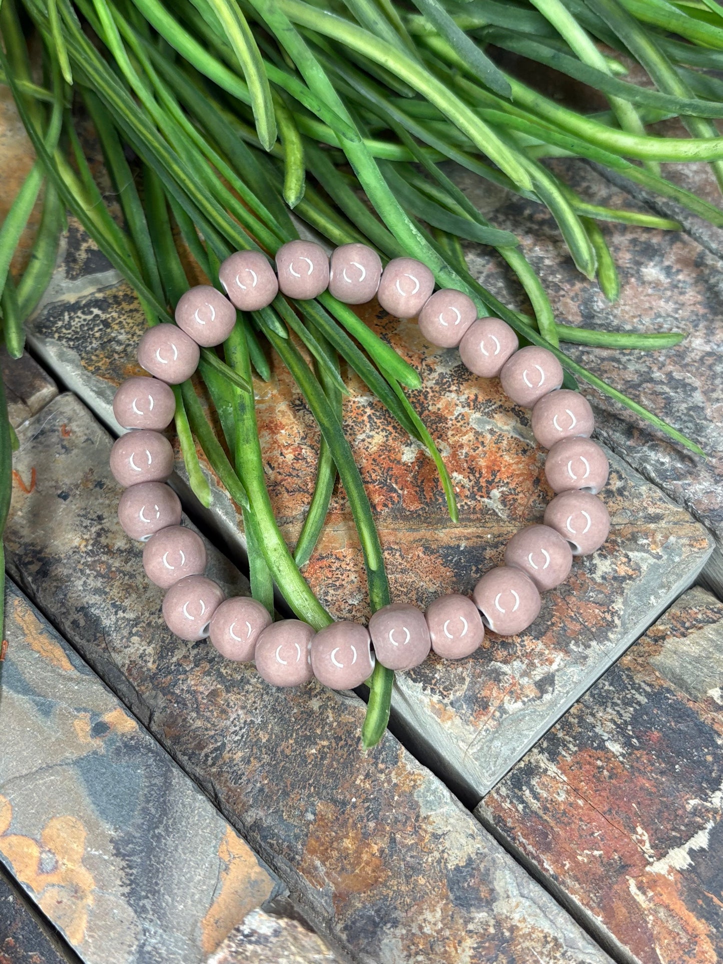 In My Element Beaded Bracelet ~ Mocha