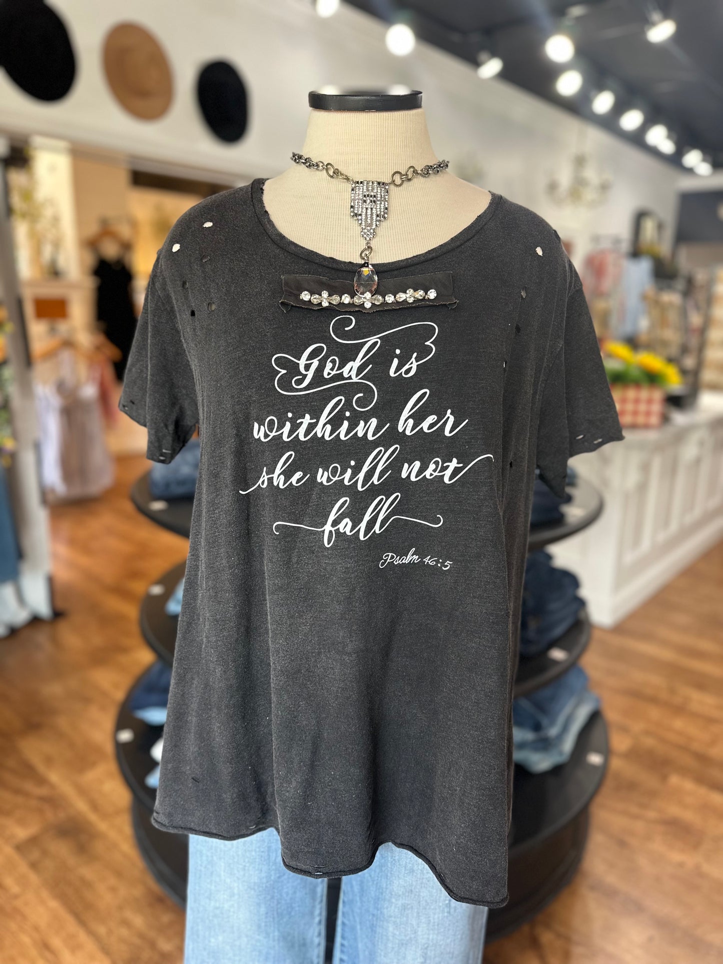 God Is Within Her Graphic Tee