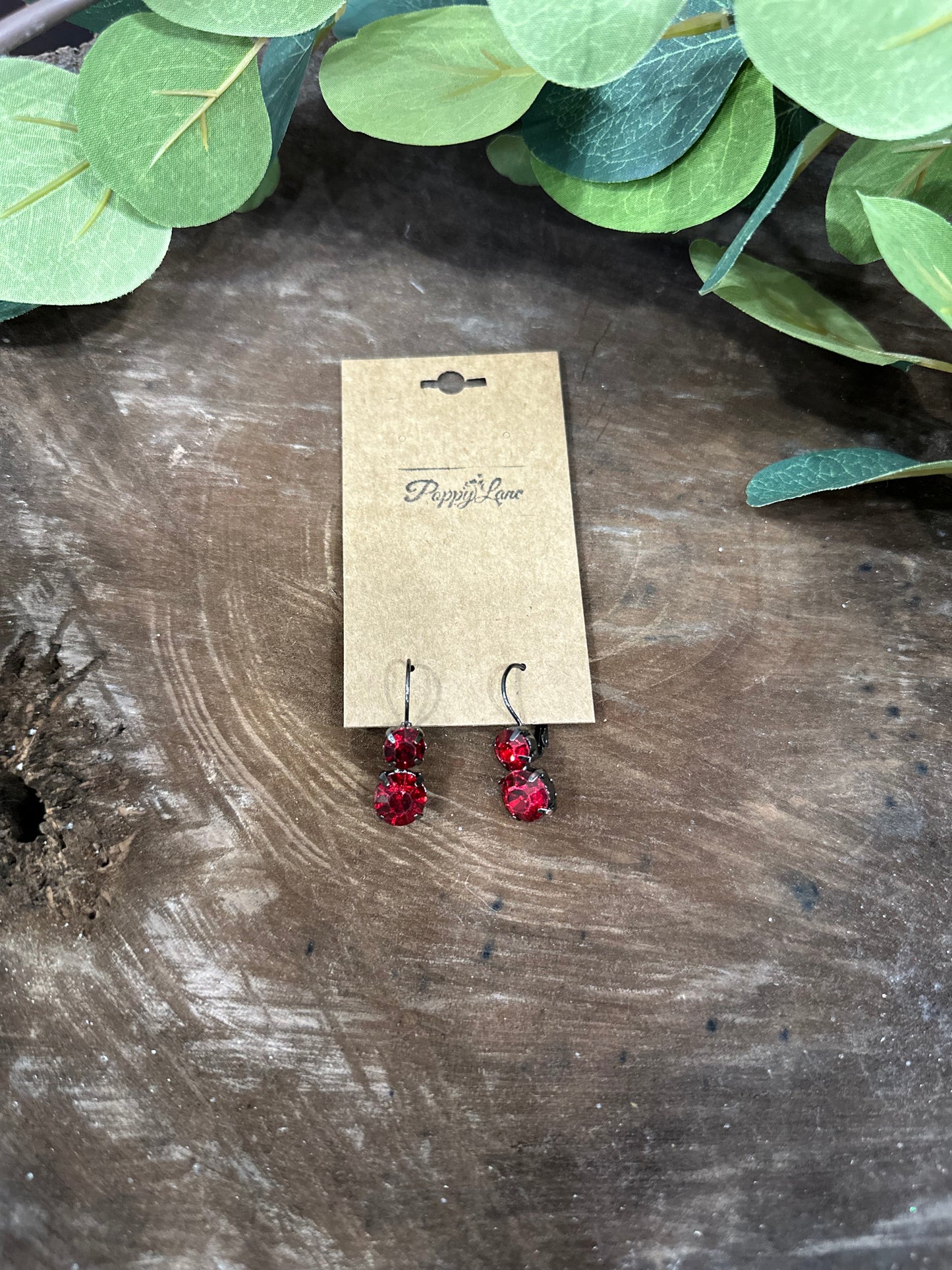 Eye Catcher Double Rhinestone Earrings