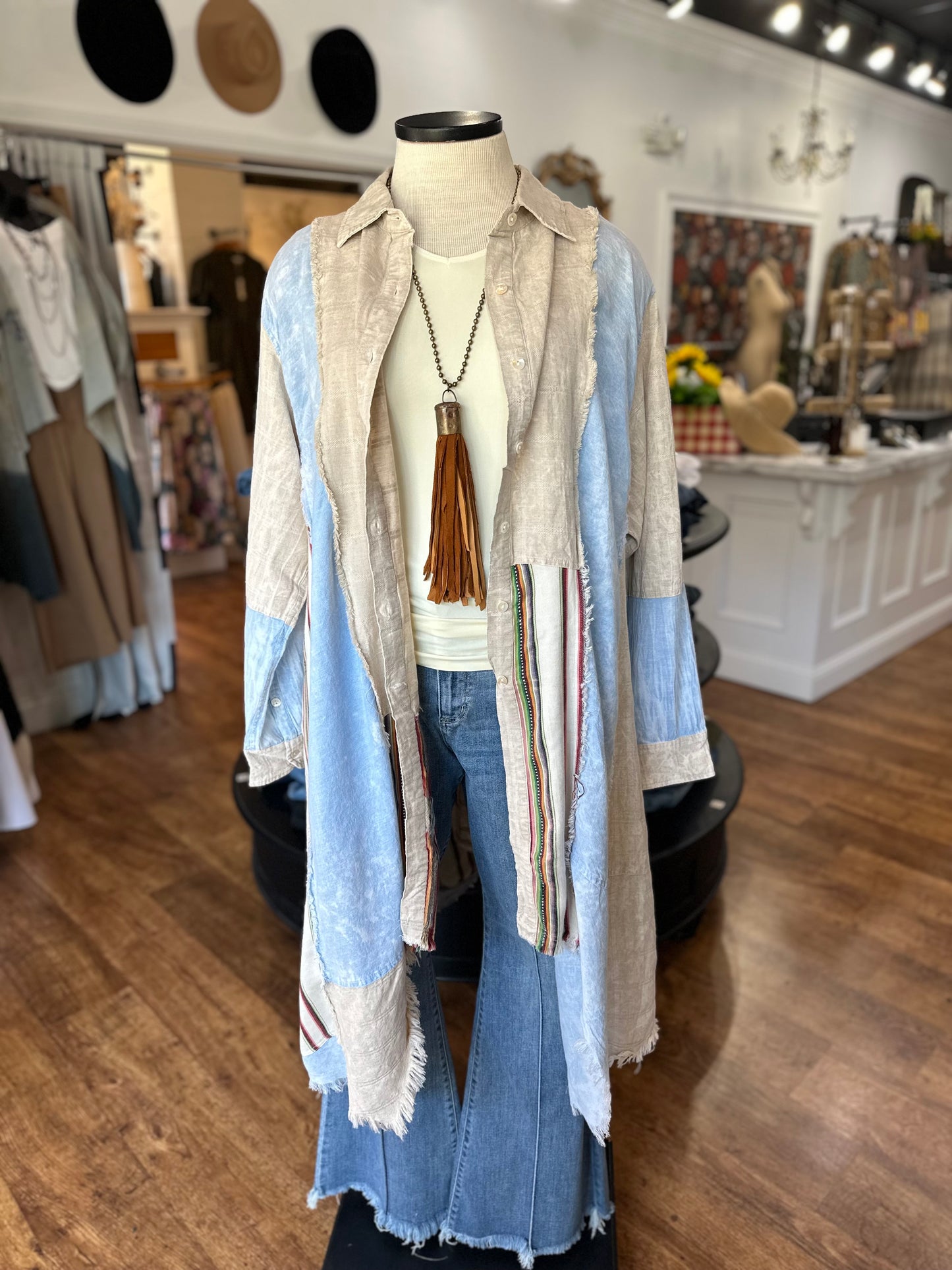 Aztec Patched Duster