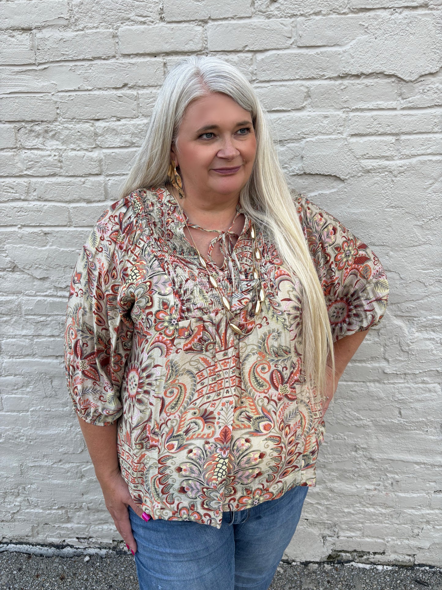 Day Trip Floral Top