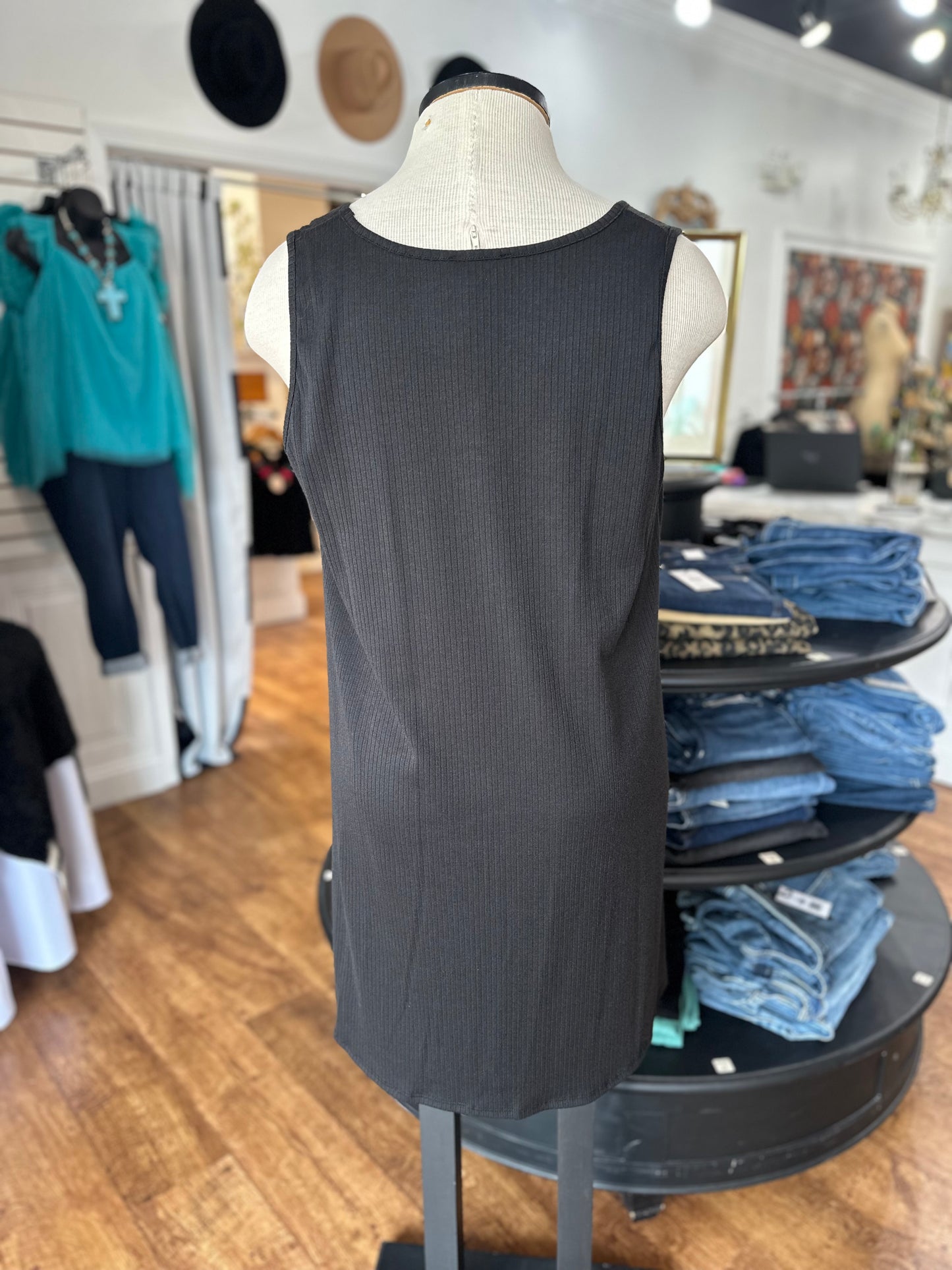 Be Yourself Ribbed Dress