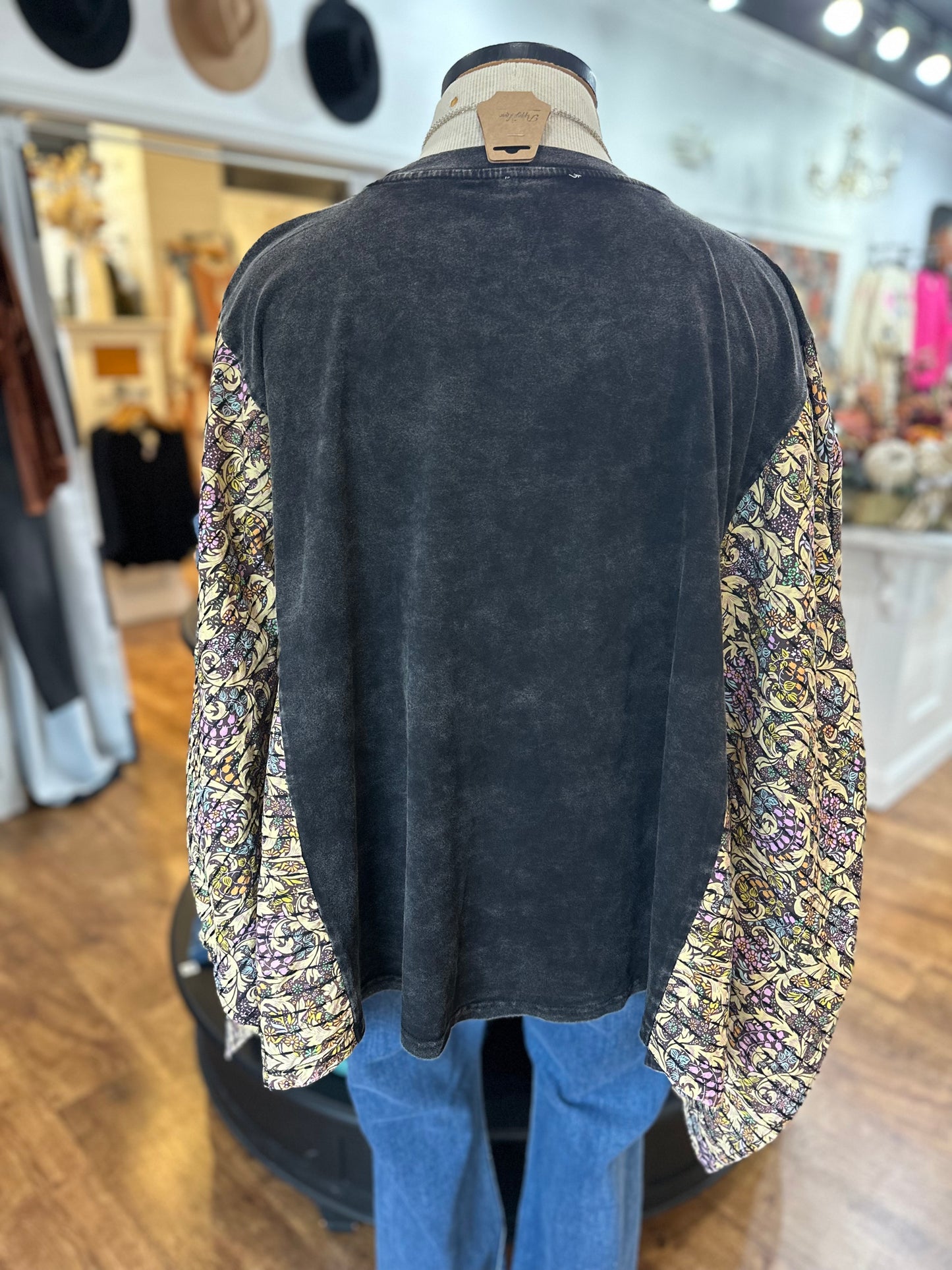 The Rock Star Band Poncho Top