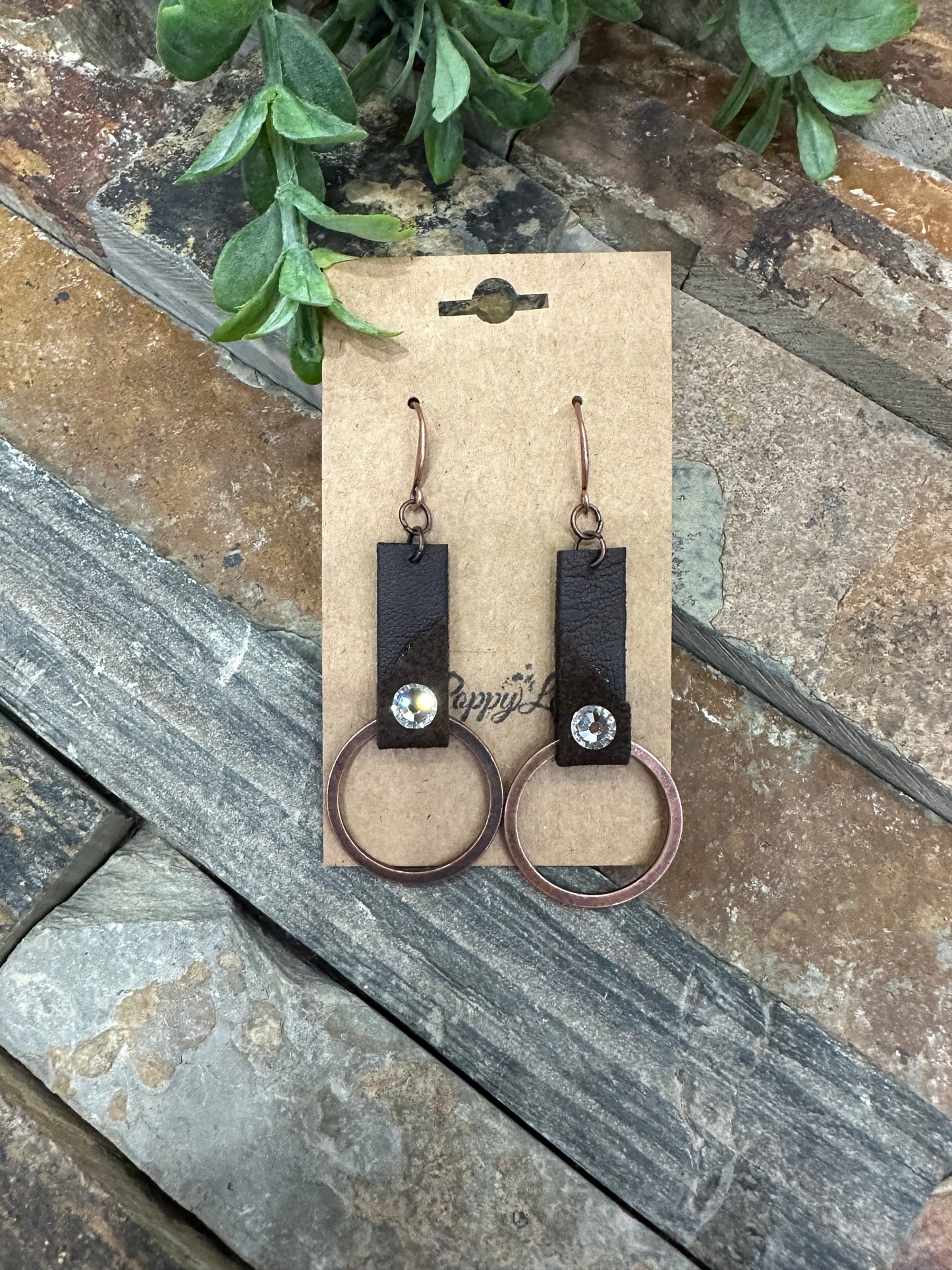 Waiting For You Brown Suede Earrings