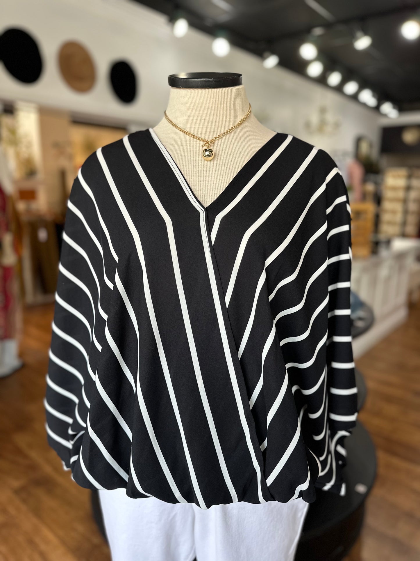 Cheerful Energy Striped Top