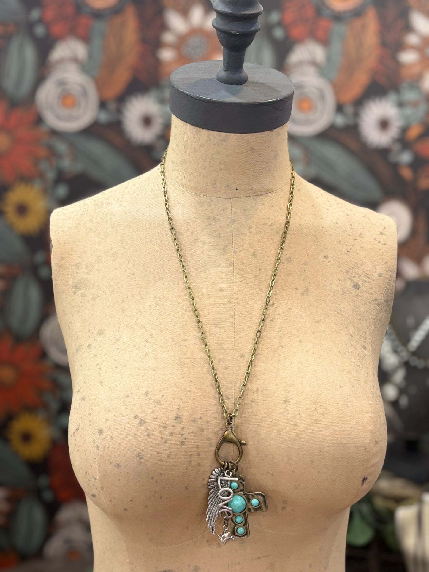 Vintage Charm, Timeless Love Necklace