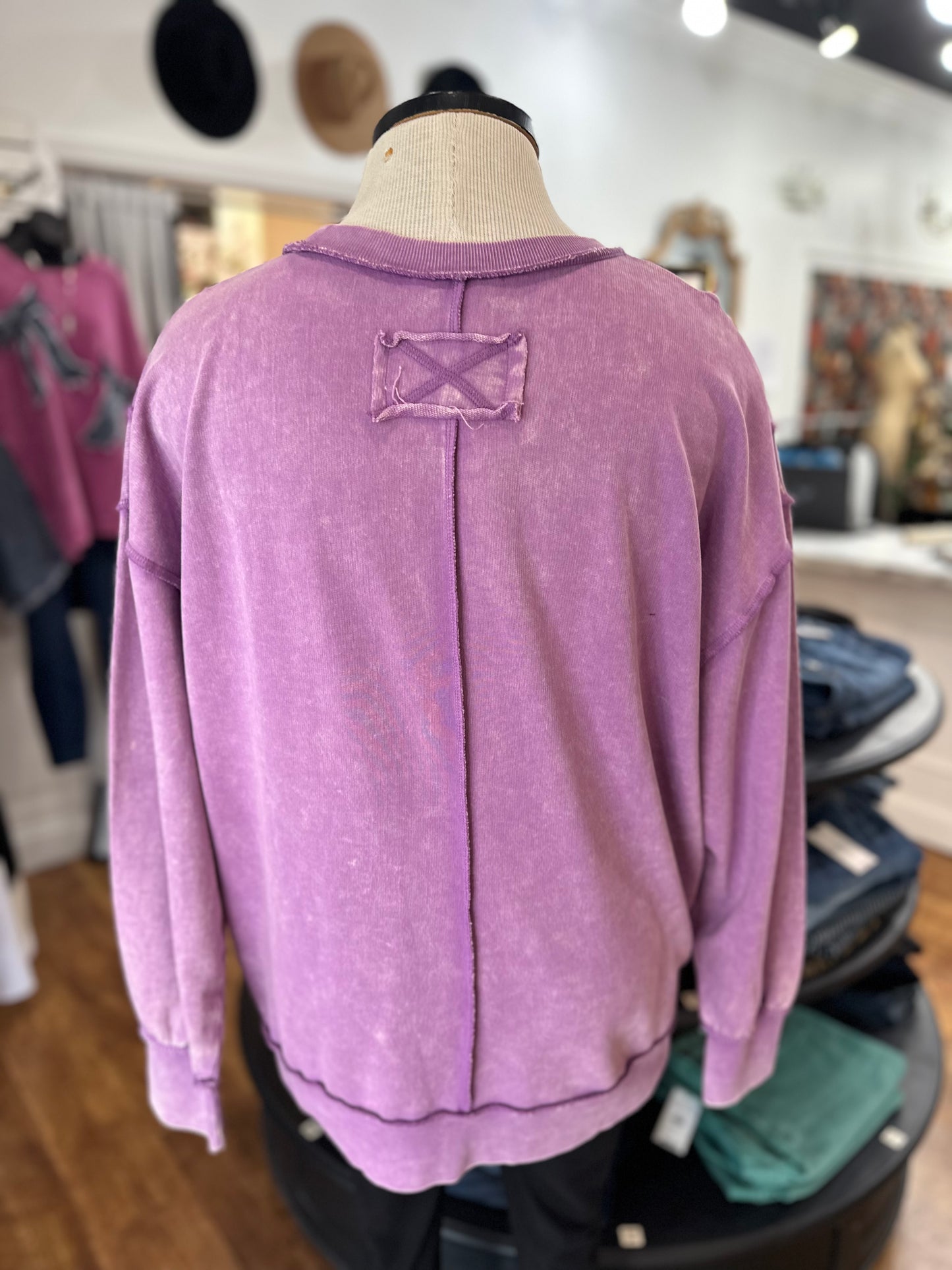 On The Road Pullover ~ Violet