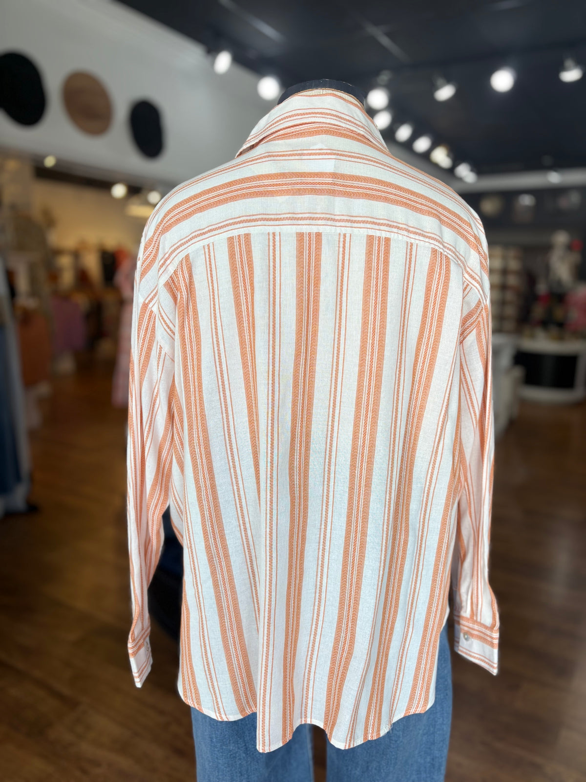 Long Weekend Striped Button Down Shirt