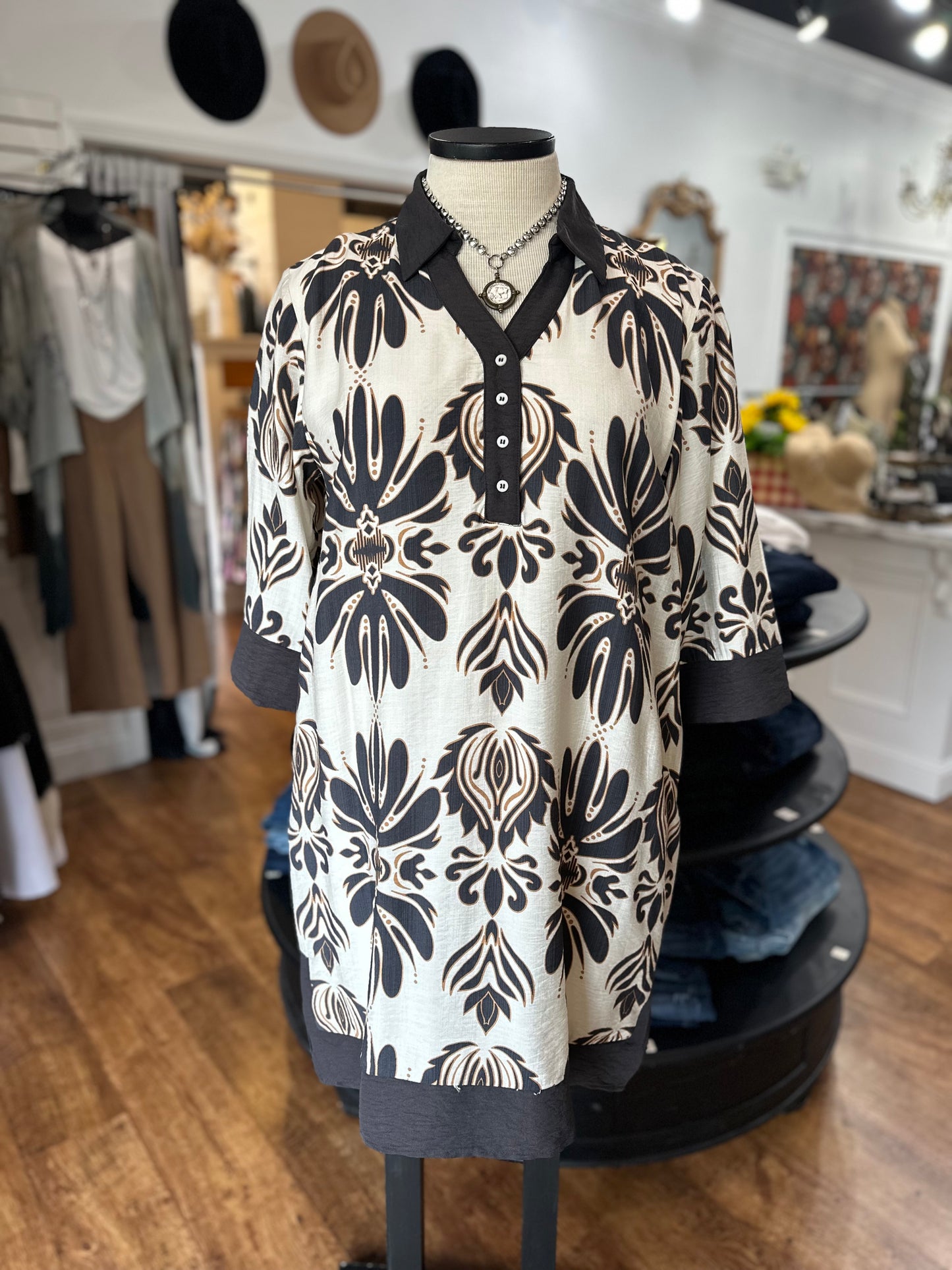 High Standards Printed Dress