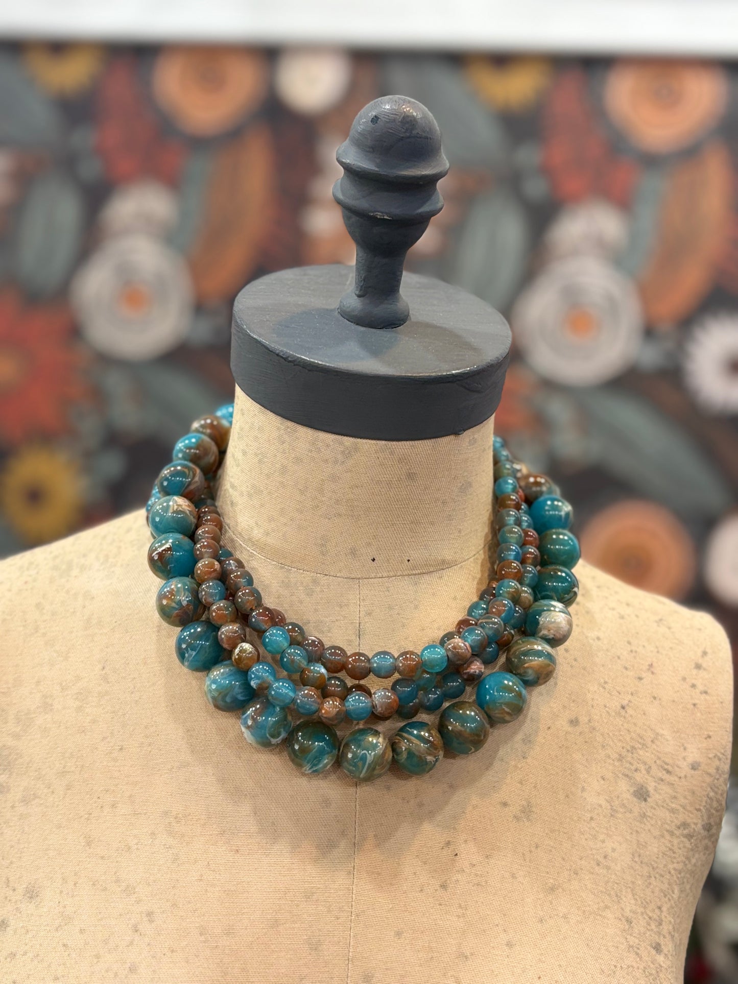 Bisbee Love Layered Beaded Necklace