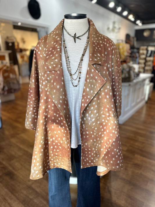 Spotted In Style Cape Coat