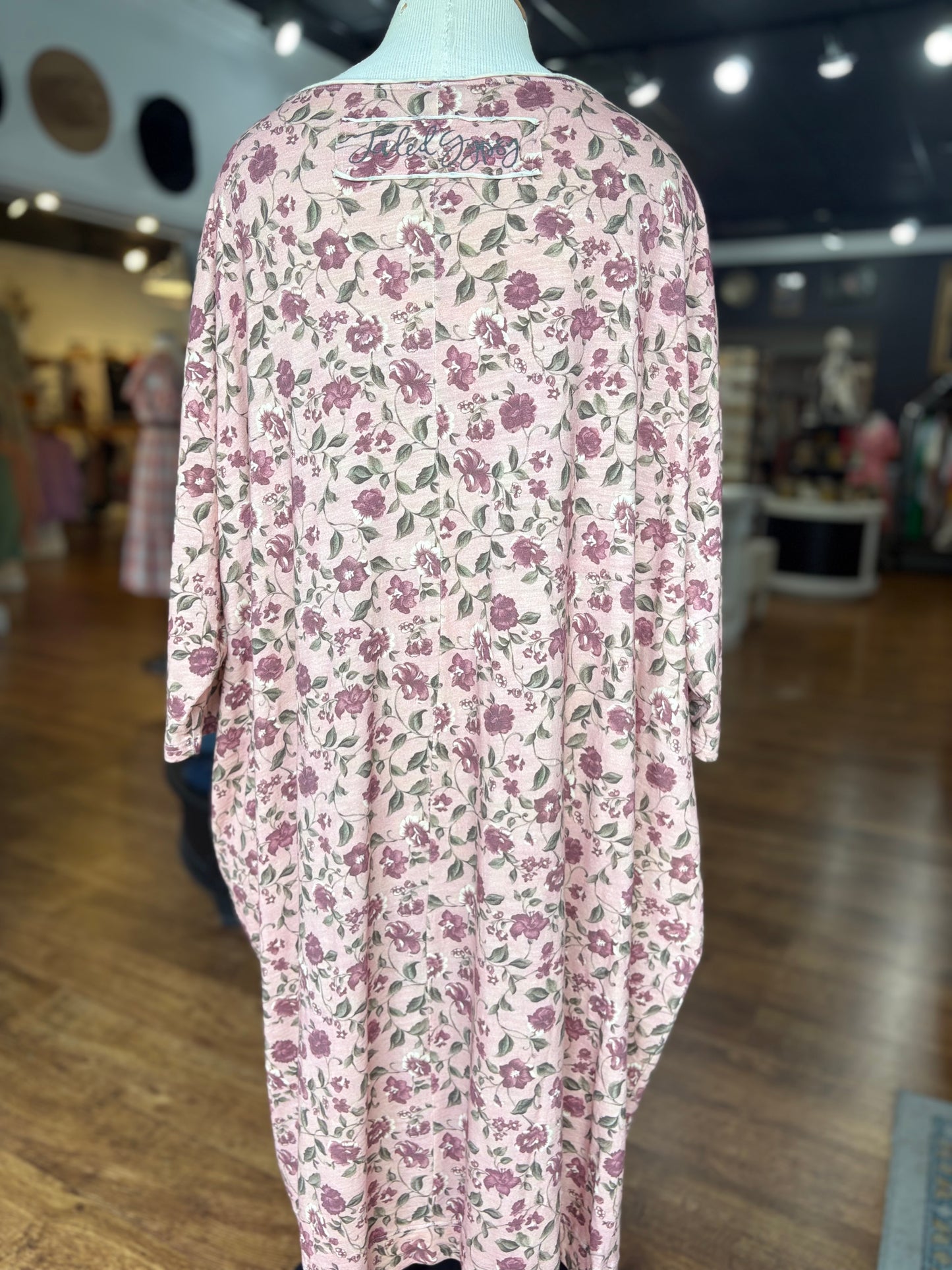 Jaded Gypsy Be True Tunic ~ Floral Blessing
