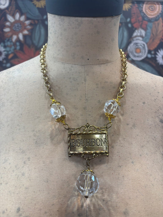 Liquid Gold Necklace / Art by Amy