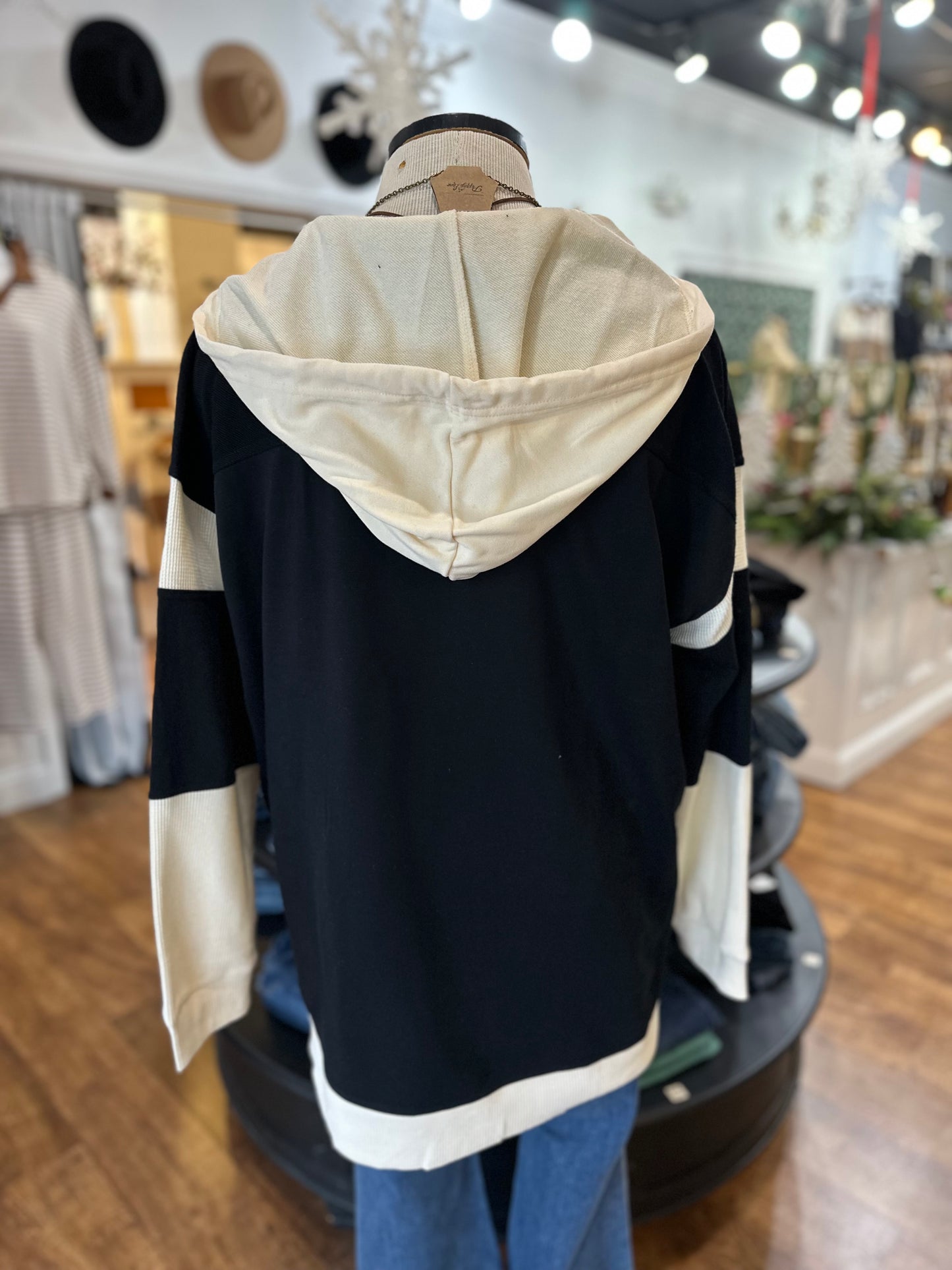 Someday Soon Button Front Hoodie