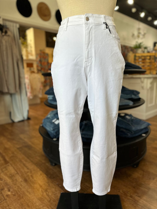 Judy Blue High Waist Skinny White Jean ~LORETTA