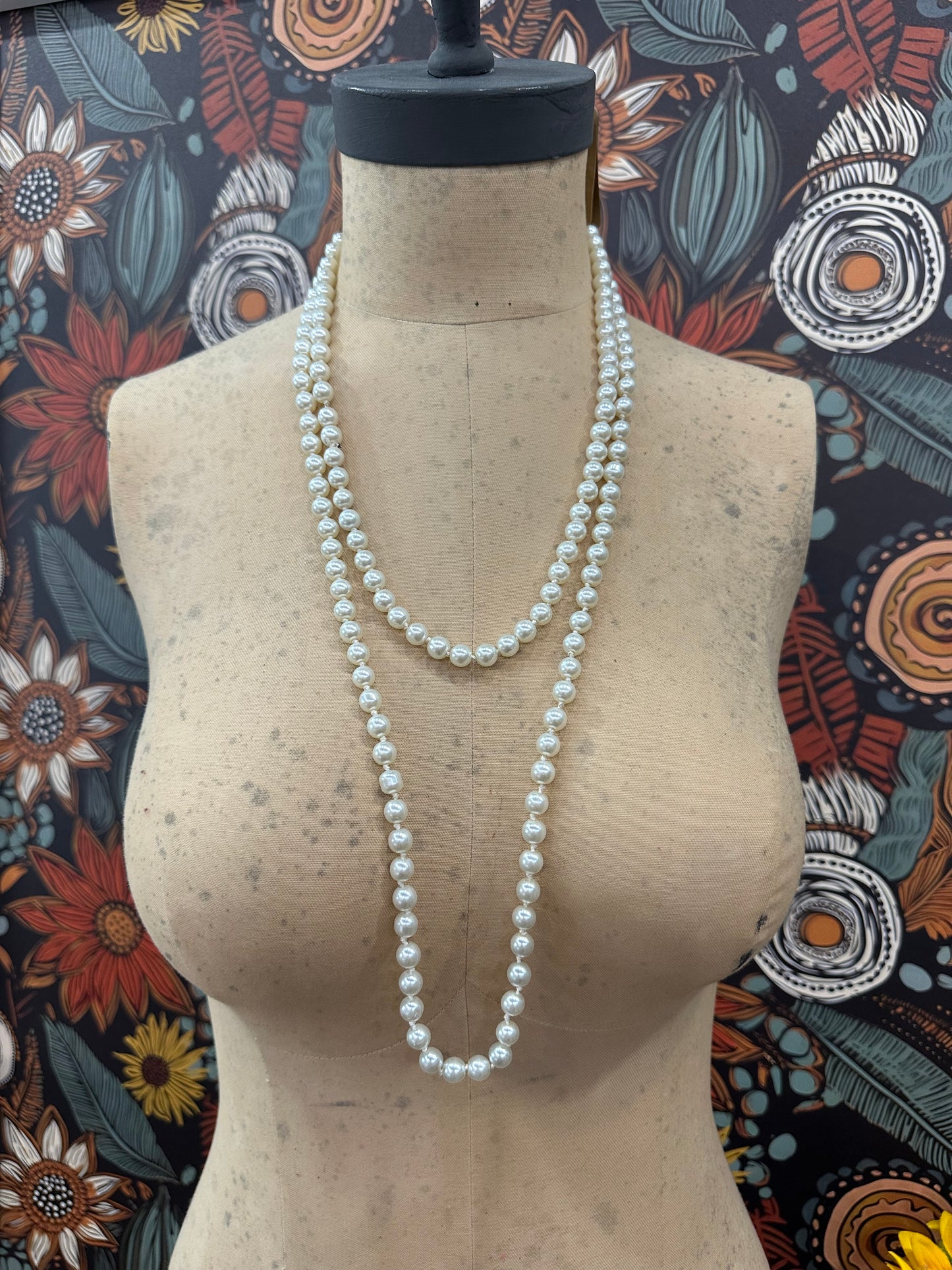 Harmony Beaded Necklace ~ Pearl