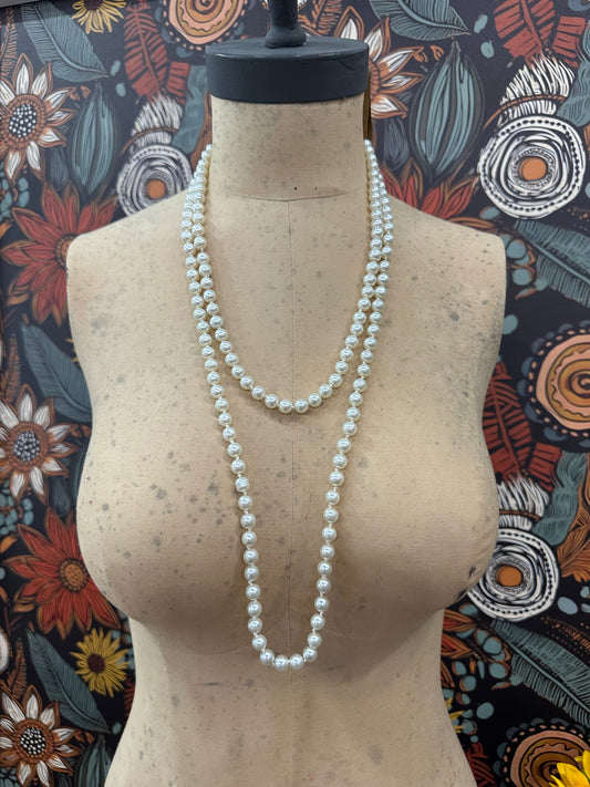 Harmony Beaded Necklace ~ Pearl