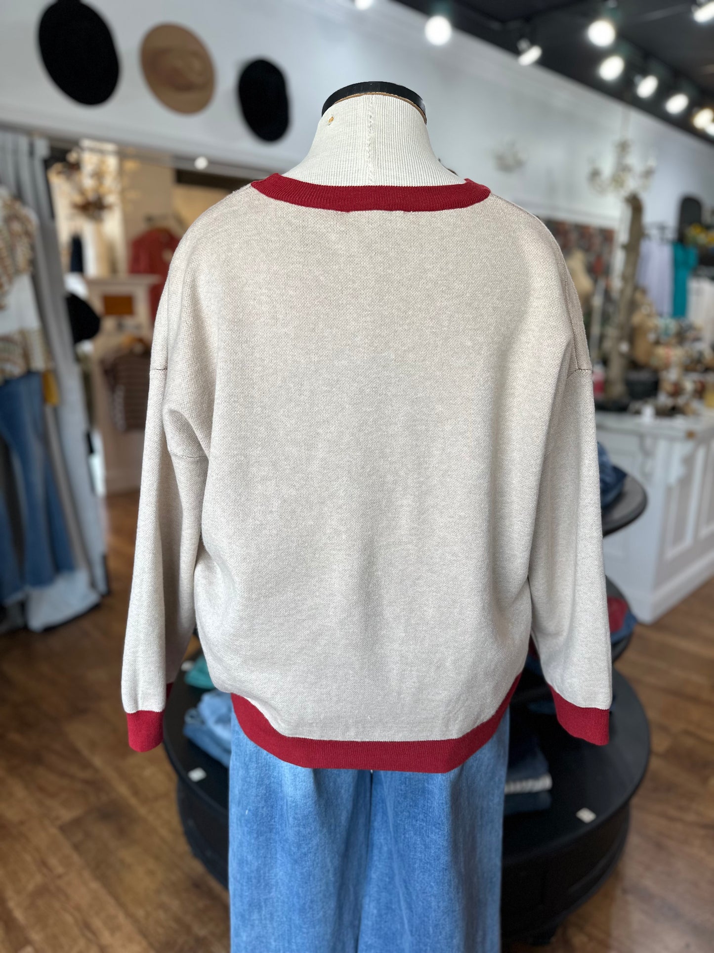 Top Dog Colorblock Dachshund Sweater