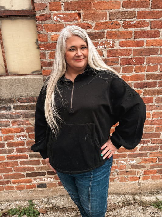 A New Way Half Zip Hoodie