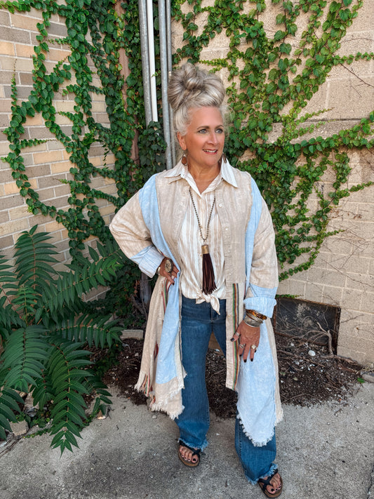 Aztec Patched Duster