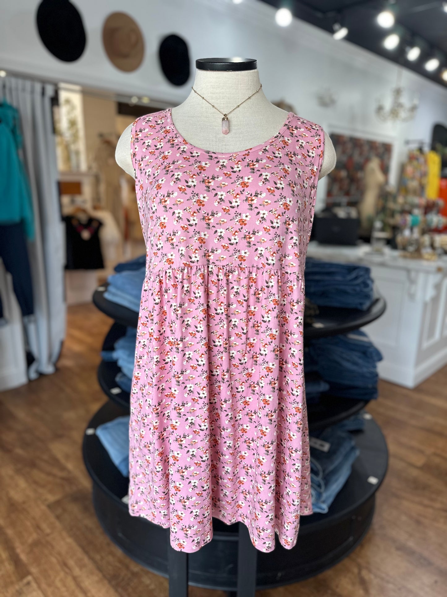 Making Plans Floral Dress