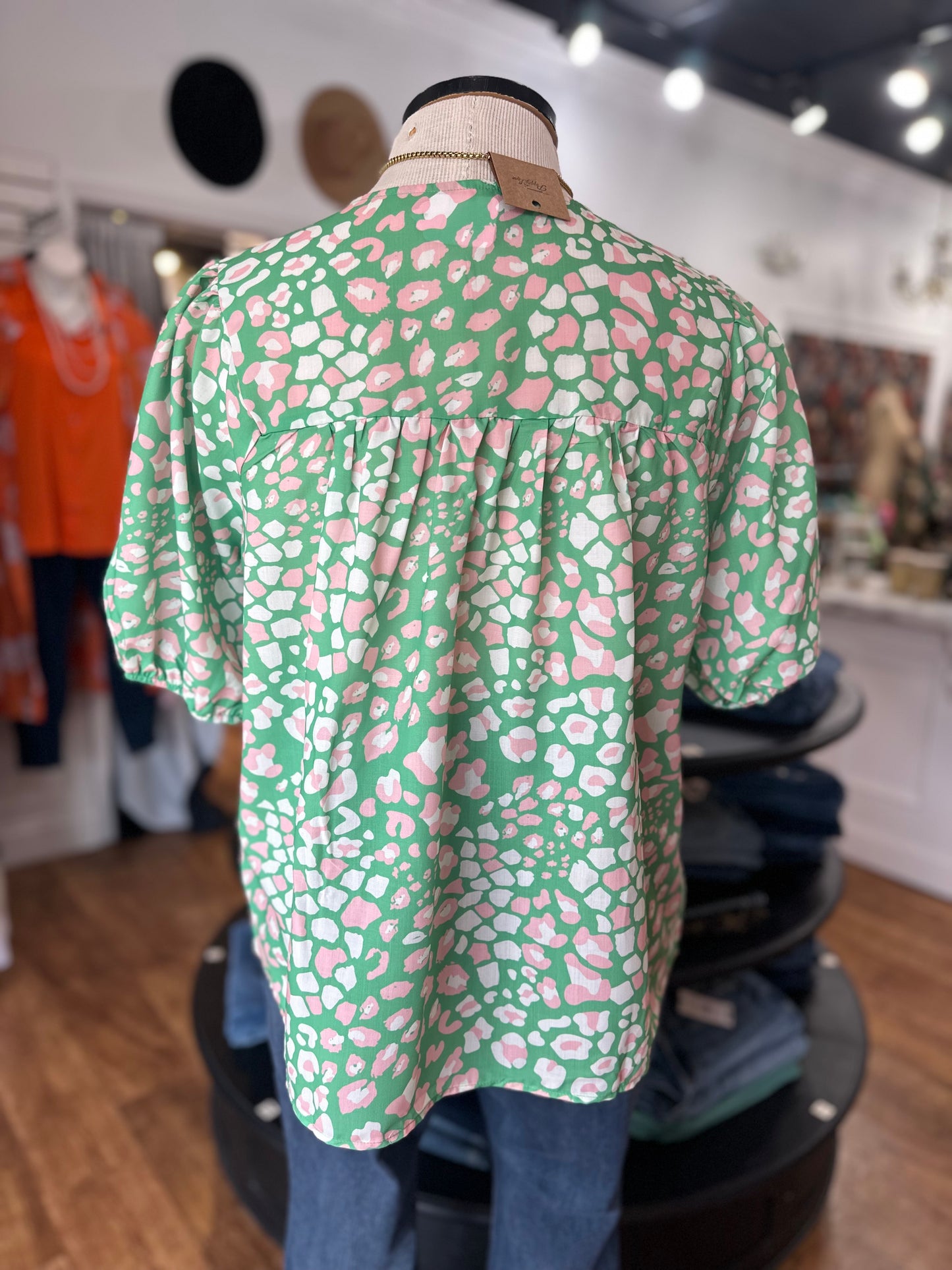 Say It With Grace Puff Sleeve Top