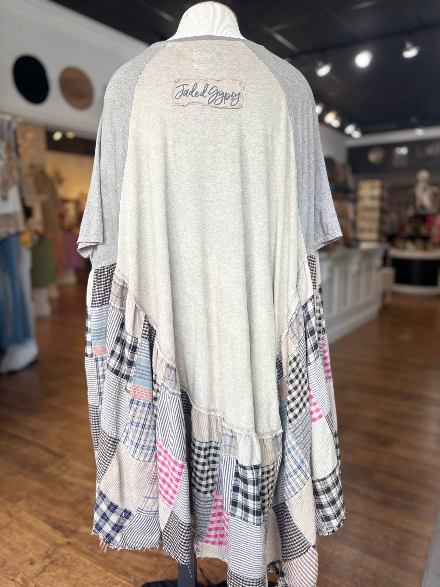 Jaded Gypsy Willow Song Tunic ~ Moss