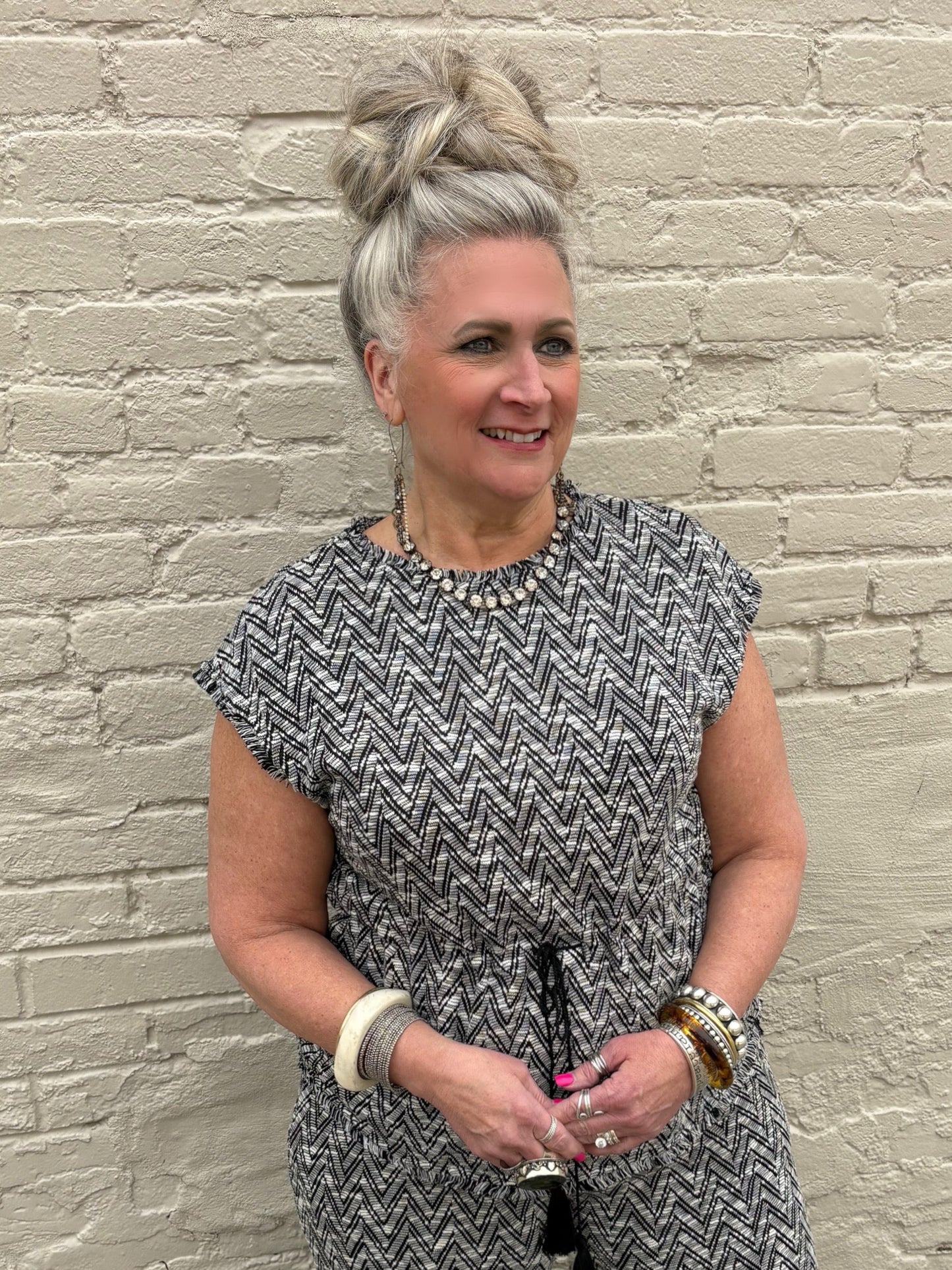 Talk Of The Town Fringe Detail Top