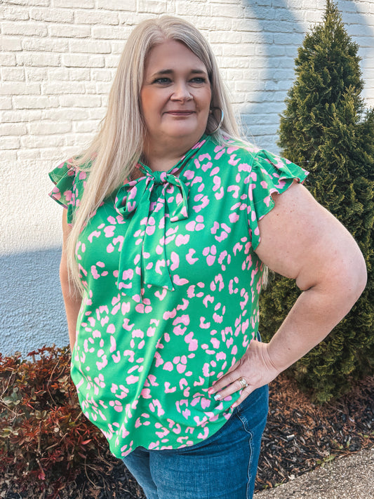 Force Of Nature Bow Tie Top