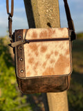 Myra Pueblo Range Leather & Hairon Bag