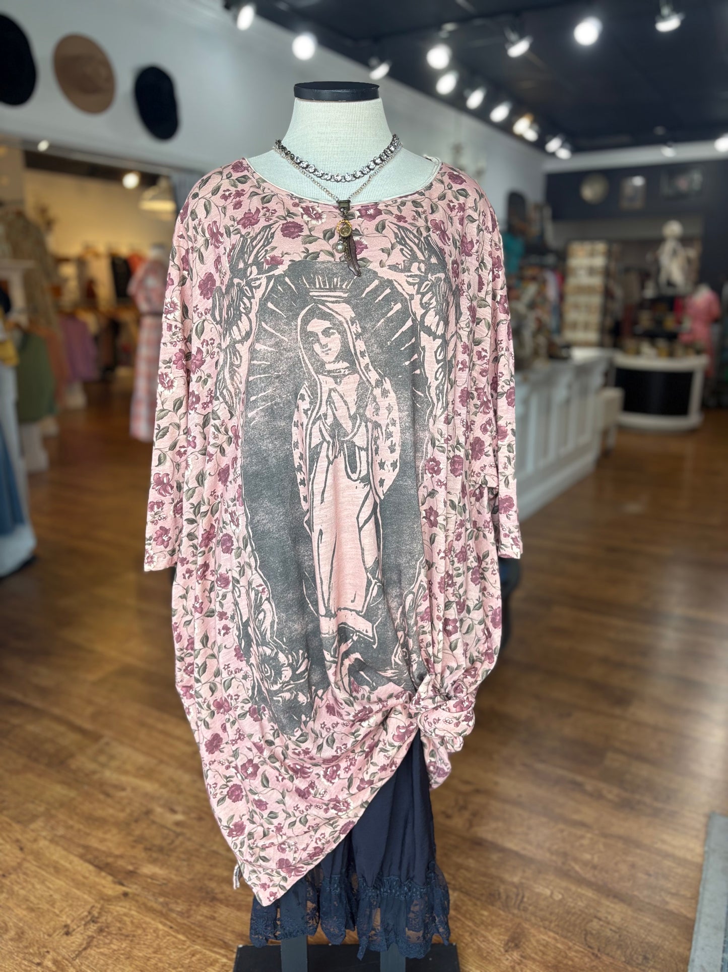 Jaded Gypsy Be True Tunic ~ Floral Blessing