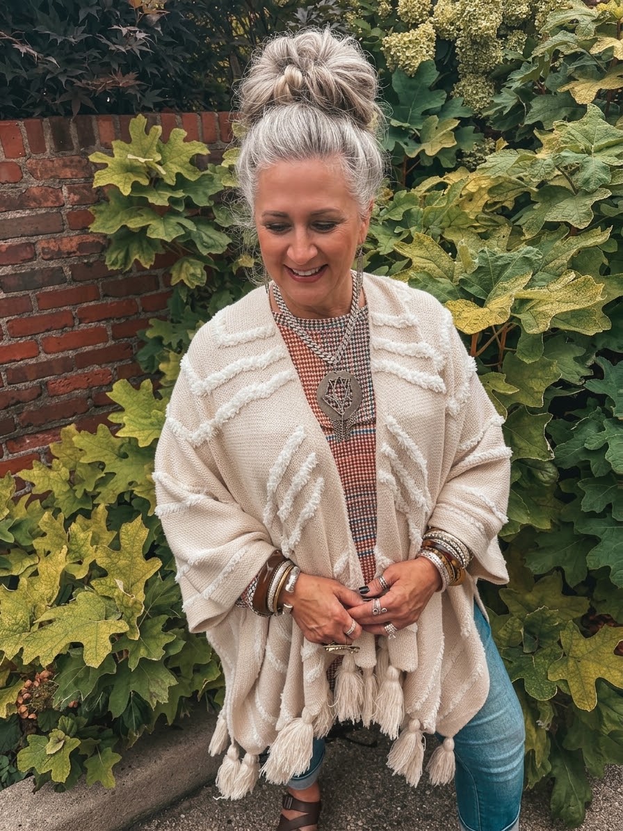 Timelessly Yours Chunky Tassel Cardigan/Wrap