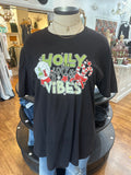 Holly Jolly Vibes Graphic Tee