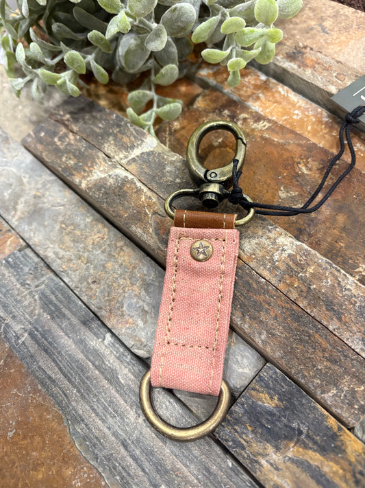 Myra Salmon Key Fob