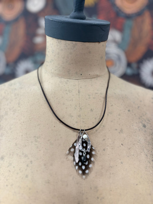 Meant To Be Worn Leather Cord Necklace