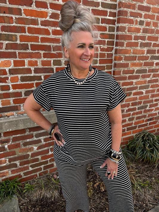 Stay in The Know Striped Top