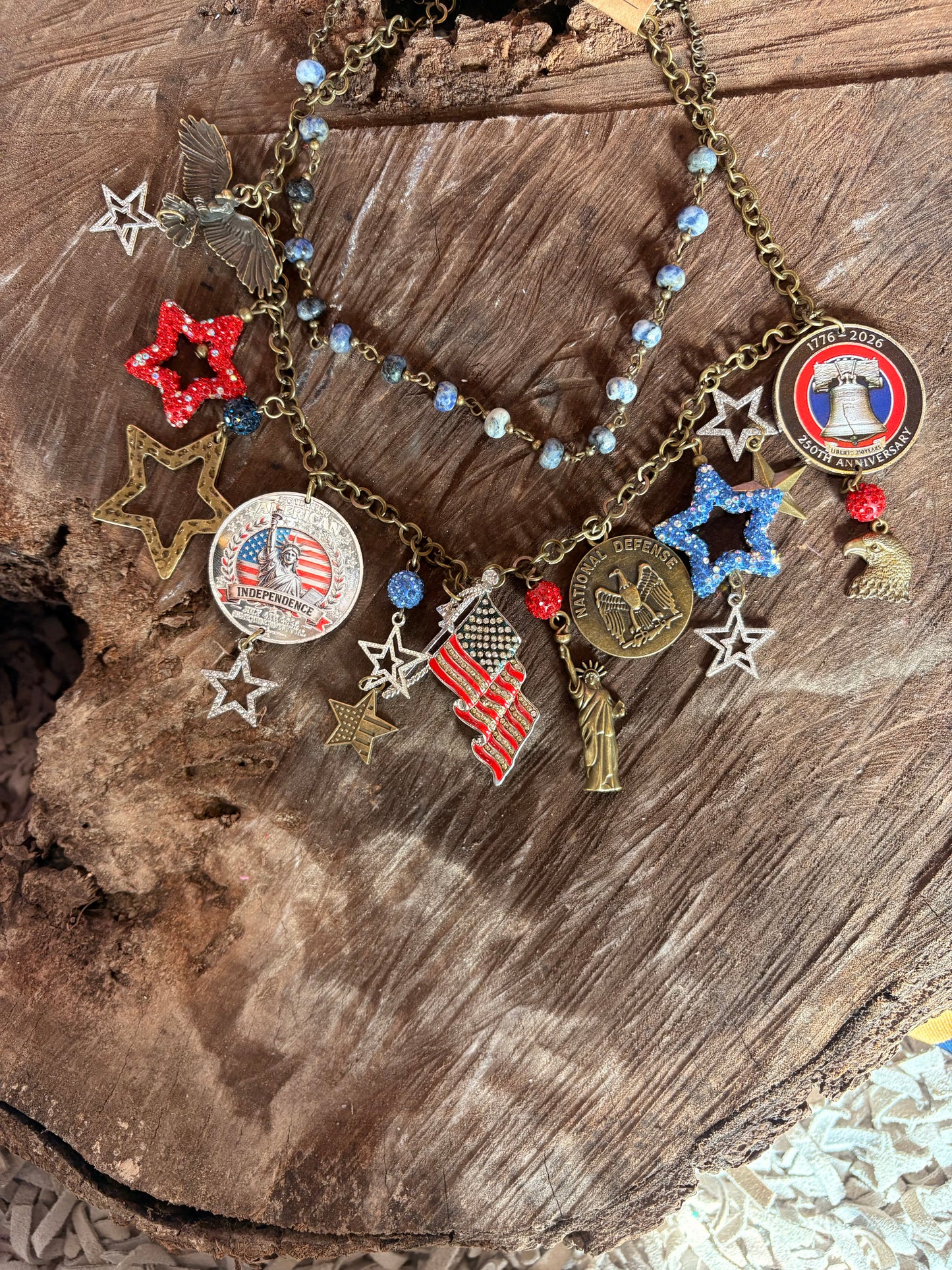 Celebrate the American Spirit Charm Necklace