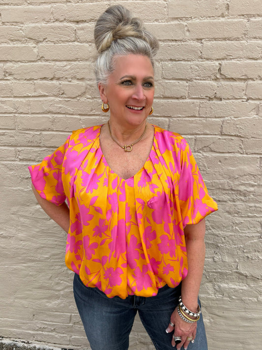 Always Stylish Floral Top