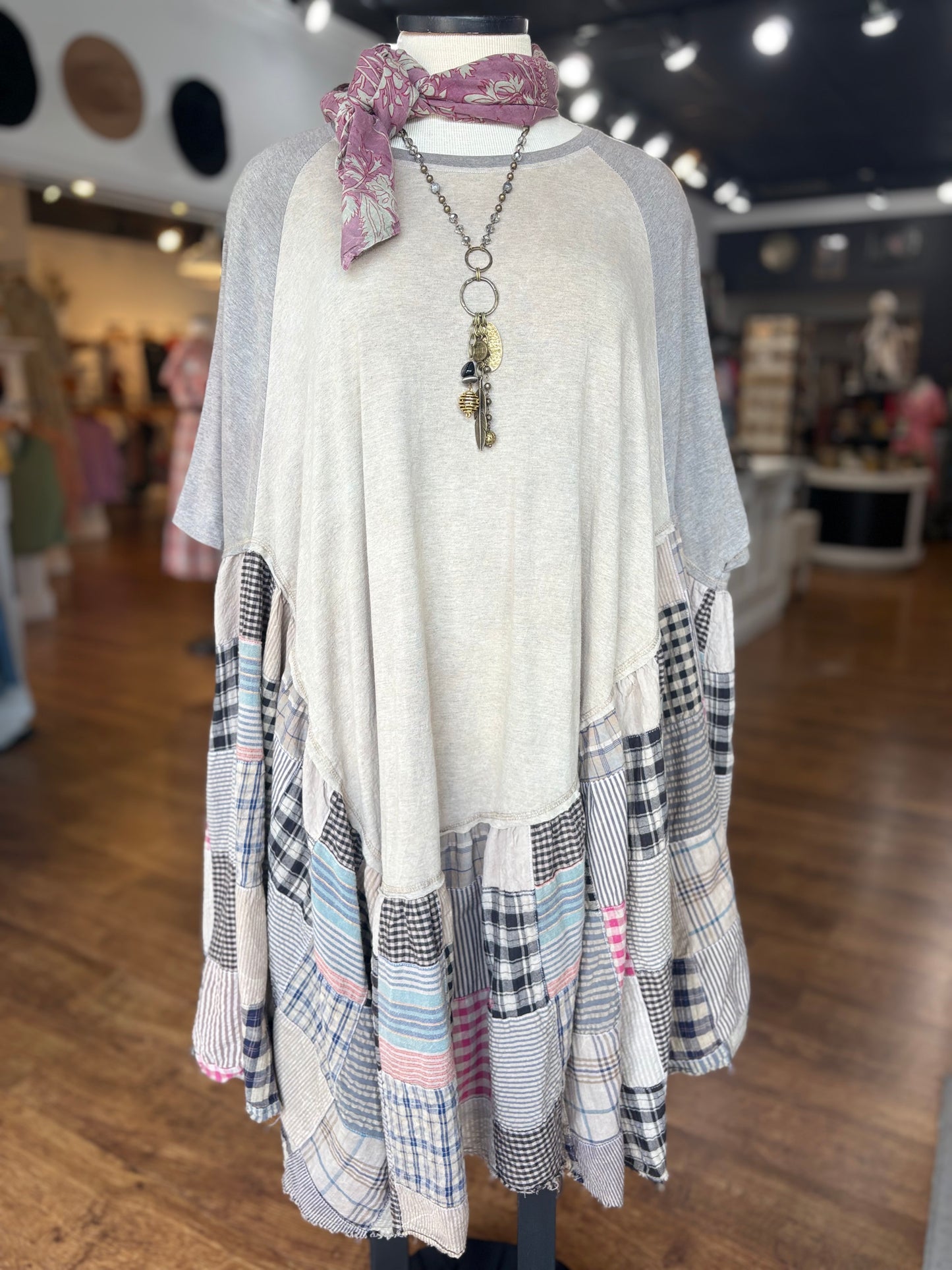 Jaded Gypsy Willow Song Tunic ~ Moss