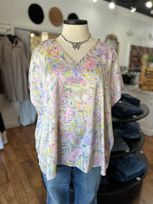 Brunch Beauty Floral Top