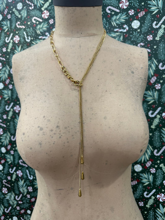 On Your Line Lariat Necklace